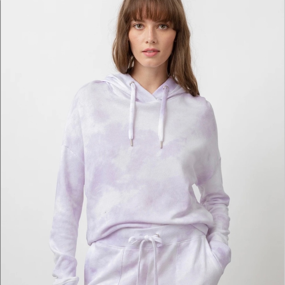 NWT Lavender Tie Dye Murray Hoodie Sweatshirt jacket